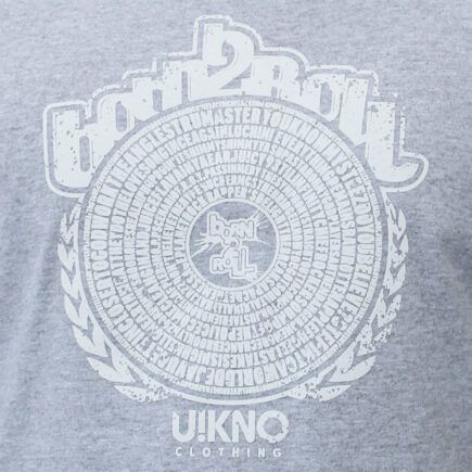 U!KNO x Born2Roll Berlin - T-Shirt heather detail
