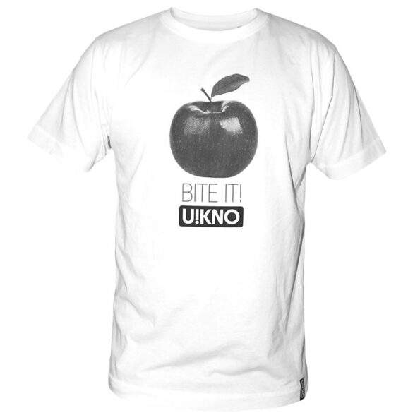 U!KNO-Bite it T-Shirt, weiss